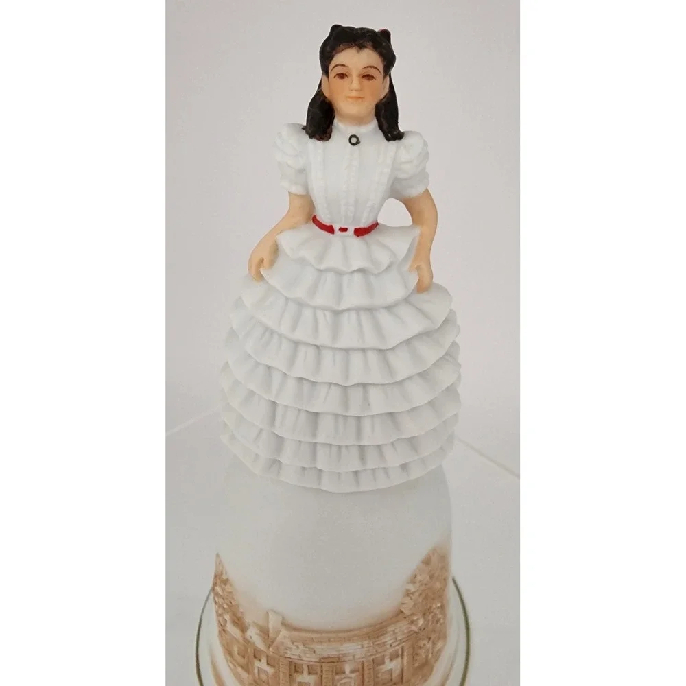 Vintage Avon Scarlett Porcelain Bell Gone With The Wind Tara Plantation 1988 EXC